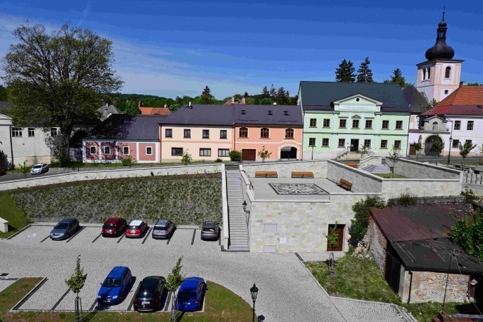 Terasy v městské památkové zóně